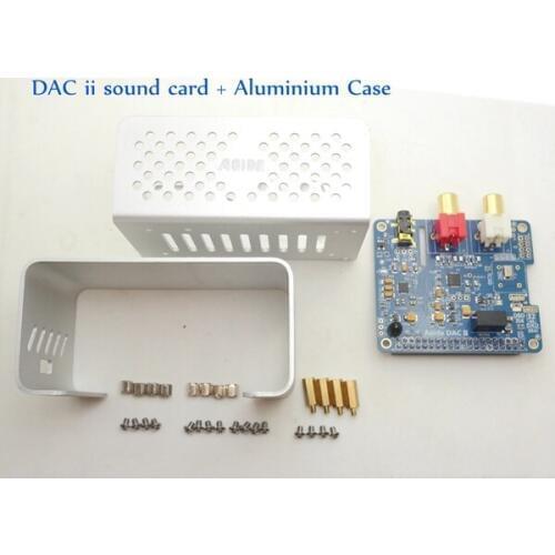 UGEEK AOIDE DAC II with Aluminium Case work with Raspberry Pi 3 Model B/2B |DIY your HiFi player build with Raspberry Pi!|DACii