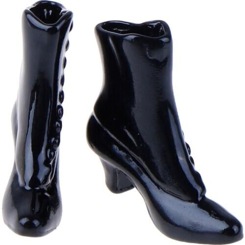 1pair Mini Female High Heel Shoes Platform Court Shoes Gift For Girls Action Figure Toy Body Accessories For Doll