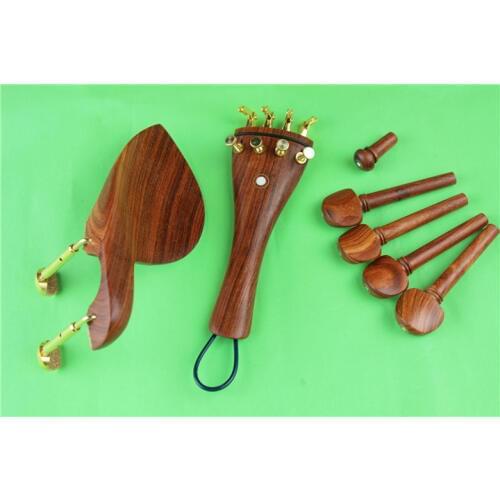 1 set top Luthier rose wood viola parts very nice, viola accessories