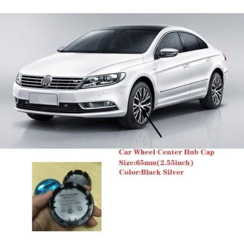 4pcs/set 65mm Car Badge Emblem logo Wheel Hub Center Caps 55MM Sticker For Passat B6 B7 CC Golf MK5 MK6 modification accessorie
