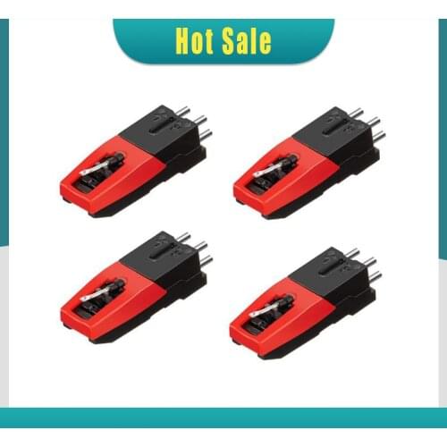 4 Pcs Turntable Replacement Stylus Needles Turntable for LP Crosley Ion Jensen 1Byone Phonograph Record Player
