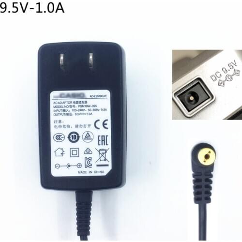 9.5V-1.0A Electronic organ Power Adapter For CA.SIO CTK1200 1300 1100 101 3388 Charger