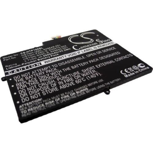 Cameron Sino 6000mAh battery for HP TouchPad 10 635574-001 635574-002 649649-001 649650-001 HSTNH-F29C-S Tablet Battery
