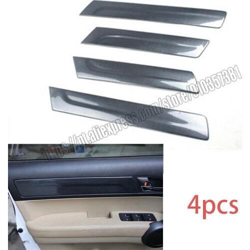 Car accessories FOR HONDA CR-V CRV 2007-2011 4PCS ABS carbon fiber interior inner door panel cover trim
