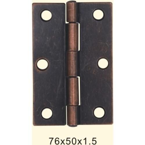 Freeshipping 76*50*1.5mm Iron Metal Hinge Sewing Machine Folding Table Furniture Flip Tray Hinges Big Door Hinges