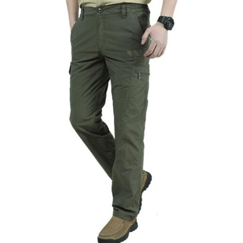 Casual Pants Men Summer Sports Quick-drying Breathable Trousers Mens Outdoor Jogger Military Army Cargo Pants pantalon homme