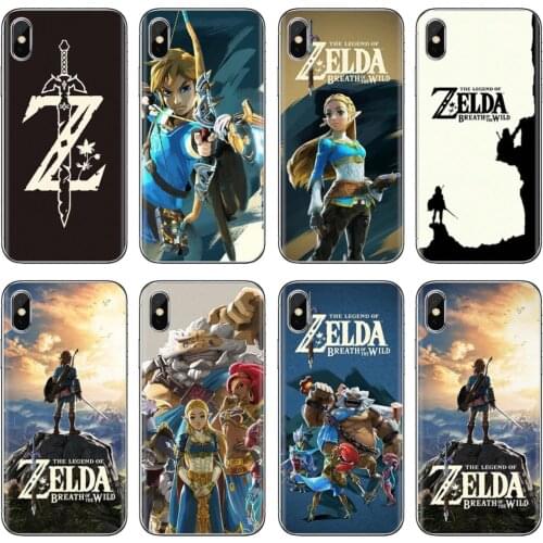 Cover For Samsung Galaxy A12 A31 A41 A51 A71 A20e A21s M30 A10 A30 A40 A50 A60 A70 Zelda-Breath-C-of-the-Wild-The-Legend-of
