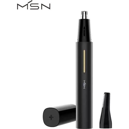 Youpin MSN Dual Blade LED Electric Nose Hair Trimmer Portable Smart Touch Control Waterproof Self-Washing Nasal Hair Clean