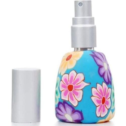 Spray Perfume Bottle Pottery Bottle 13ml Portable Essential Oil Vials Gasbag Bottles Atomizer Perfume Aroma Vial 25pcs/lot
