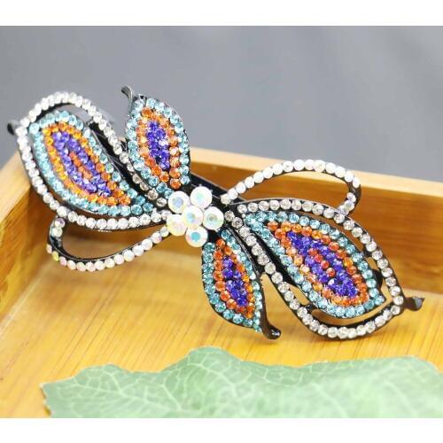 38*95mm Hair Accessory Wedding Headdress Bridal Headpiece Bows Fashion Jewelry Making Design For women Girls Rhinestone Headband