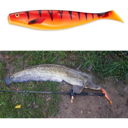 Hunthouse Fox Similar Shad Teez Big Soft Lure 12cm 15cm 18cm Pro Shad Lure Berserk Sea Bass Fishing For Pike Zander