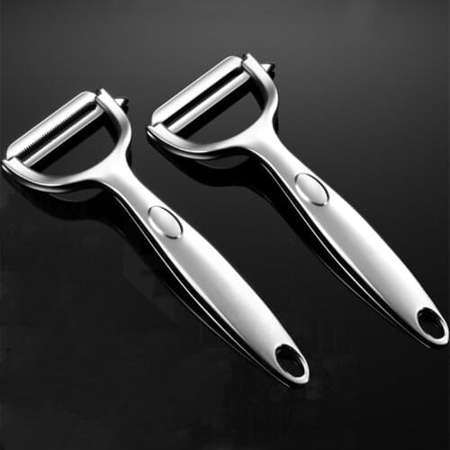 Potato Peeler Stainless Steel Slicer Cucumber Carrot Peeling Knife Vegetables Fruit Peel Planer Home Fruit Scraper Kitchen Tools