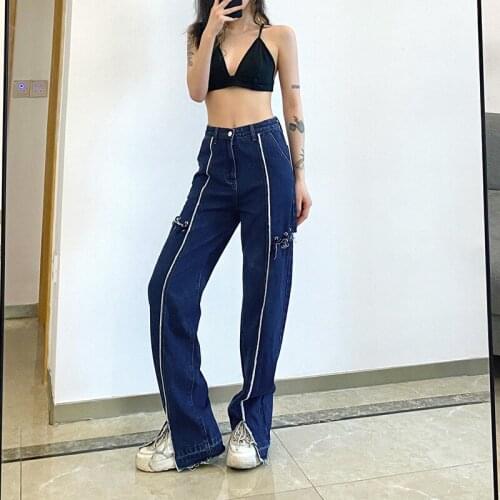 KEAIYOUHUO Women's Straight Jeans