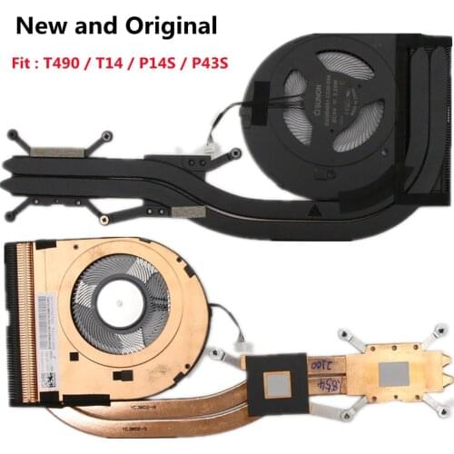 New Original CPU Cooler Fan Heatsink For Lenovo ThinkPad T490 T14 Gen1 SWG Discrete Graphics Laptop 01YU186 01YU187 01YU188