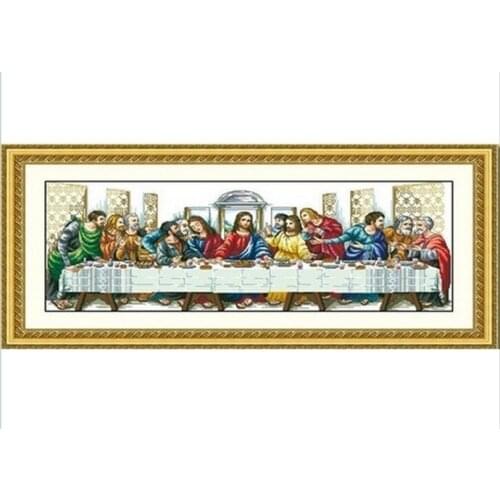 Embroidery Package Hot Sell Best Quality Cross Stitch Kits Last Dinner Free Shipping Hot Sell