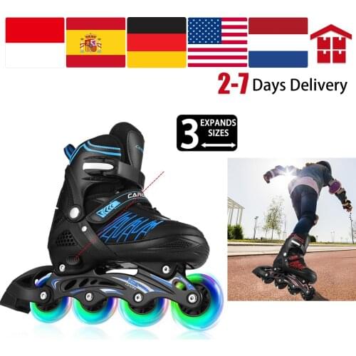 Inline Skates Professional Roller Skate Shoes Slalom Adult Roller Skating Shoes Sliding Free Skate Sneakers Red Black Blue