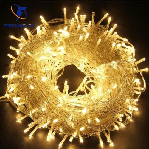 Christmas Decorations Lights 220V 10M 20M 30M 50M 100M 8 Modes For Wedding Party Holiday Led String Fairy Lights