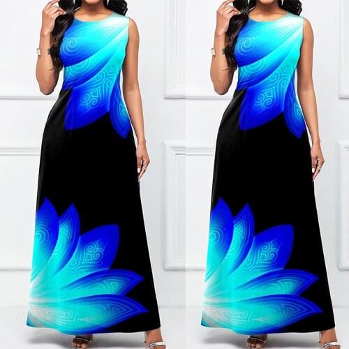 Floral Printed Business Ladies Summer Sleeve Dress Office Women Work Wear Ol Sundress Round Neck Bodycon Dress For Female D30