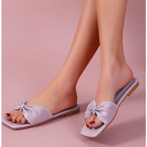 Sandals Women Platform Shoes 2021 Summer Fashion Open Toe Bow Outdoor Sport Slippers Sandals Women Beach Sandalias De Mujer