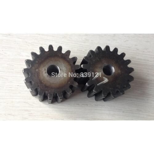 Gear 2M 17 teeth gear modulus M2 tooth number 17 straight gear thickness 20mm inter hole 10mm