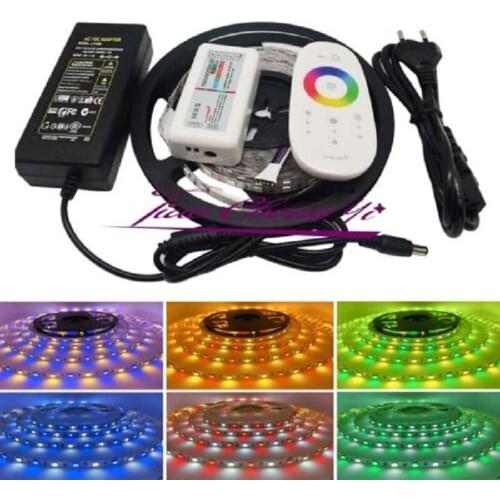 5M RGBW 5050 LED Strip Light +2.4G 18A Remote Controller+ 5A Power Adapter Kit
