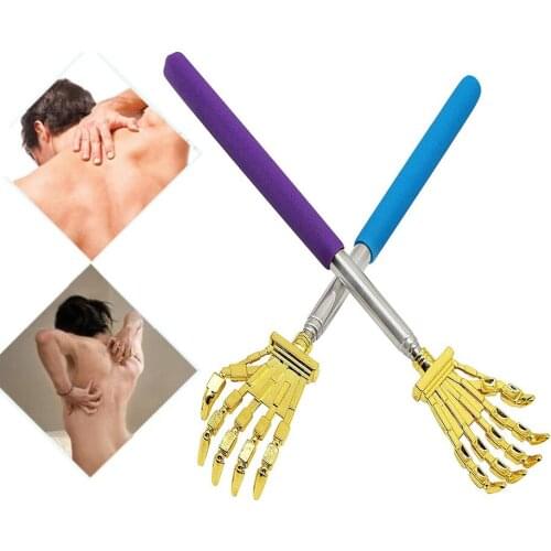 1pcs Back Scratcher Telescopic Scratching Backscratcher Massager Kit Back Scraper Extendable Telescoping Itch Health Products