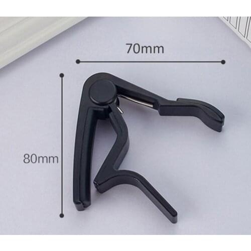 High Quality Aluminium Alloy Guitar Capo Electric Guitar Tuner Clip Ukulele Metal Capo Tone Adjusting Guitar Accessories