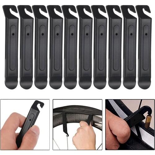 10pcs Durable Bike Tyre Levers Strong Nylon Portable Bicycle Tyre Opener Changing Tool Puncture Repair Kit