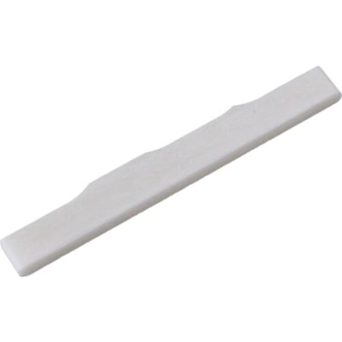 2 x Real Cattle Bone Musical Spare Parts Guitar Bridge Saddle for Ukulele