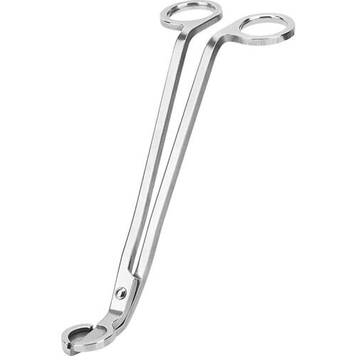 AT69 -Candle Wick Trimmer, Polished Stainless Steel Wick Cutter, Scissors, Deep Into the Candle Cutting Used Chips