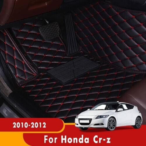 For Honda Cr-z CRZ cr z 2010 2011 2012 Car Floor Mats Auto Carpets Foot Rugs Interiors Accessories Waterproof Dash Mats