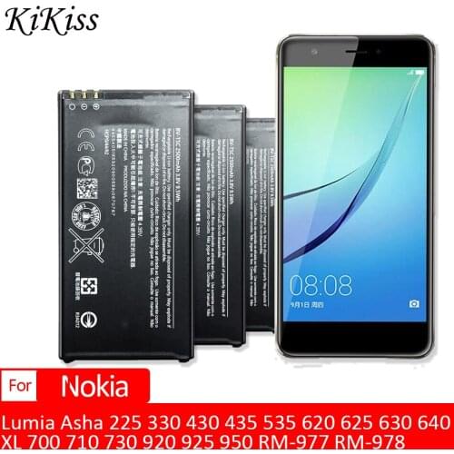 Battery BL-5H BL-4UL BV-T5C For Nokia Lumia Asha 225 330 430 435 535 620 625 630 640 XL 700 710 730 920 925 950 RM-977 RM-978