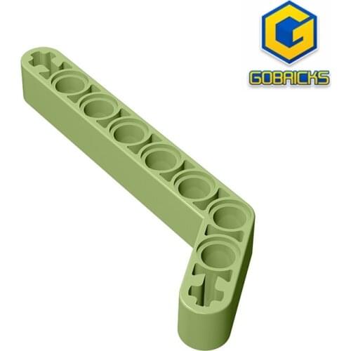 Gobricks GDS-674 Technical, Liftarm, Modified Bent Thick 1 x 9 (7 - 3) compatible 32271 pieces of childrens toys