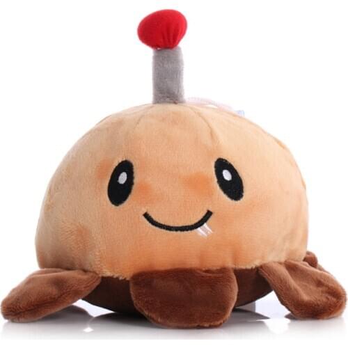 1pcs 20cm Plants vs Zombies Plush Toys Doll PVZ Plants Potato Mine Plush Soft Stuffed Toy Doll for Children Kids Gifts