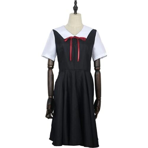 Kaguya-sama: Love is War Kaguya Shinomiya Chika Fujiwara Shuchi'in Academy Gakuen School Uniform Dress Anime Cosplay Costume