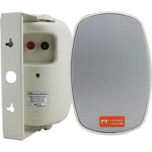 MAGICVOICE MV-23 12 CM 40 WATT WHITE COLUMN SPEAKER 2Lİ TOOL TRAFOSUZ