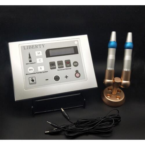 1 Set Liberty Permanent Makeup Digital Tattoo Machine With foot switch Cosmetic tattoo kit needle pen