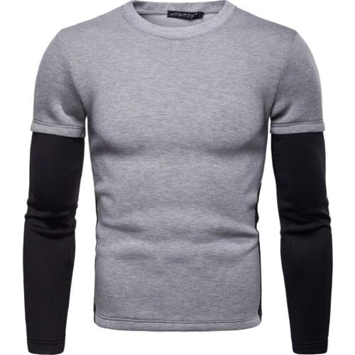 Man Hoodies Color matching Hoodies Men Space cotton Spring/Autumn Easy Match Cozy Wearing Loose style Men Clothes