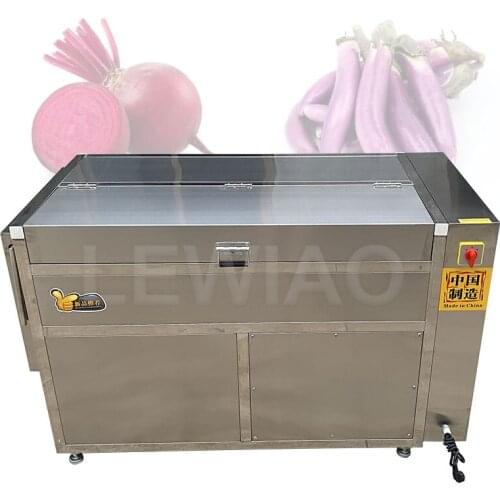 Pepper Tomato Potato Ginger Pumpkin Seafood Vegetable Soft Brush Washing Peeling Machine