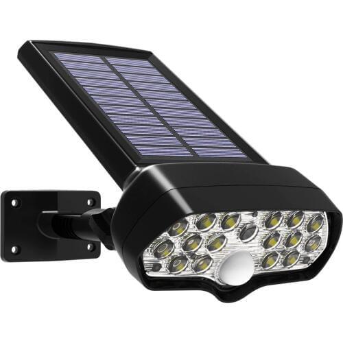 17LED 1500LM Solar Wall Light Outdoor Security Waterproof PIR Lamp Motion Sensor LED Solar Spotlights Wall Lamp For Decoration