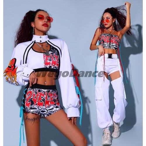 New Women Jazz Dancer Nightclub Costume Team Costume Sexy Suit