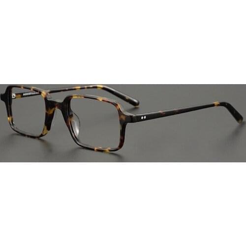 Original Quality Retro Eyeglasses Acetate Square Optical Glasses Frames For Men And Women Myopia Prescription Reading Glasses