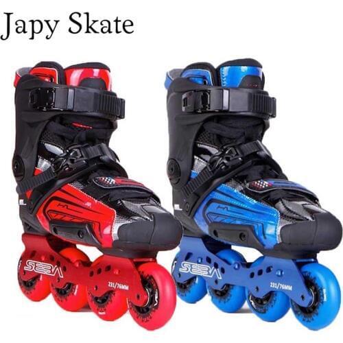 Japy Skate Original SEBA HL 10th SEBA High Light Adult Inline Skates Roller Skating Shoes Slalom Slide FSK Patines Adulto