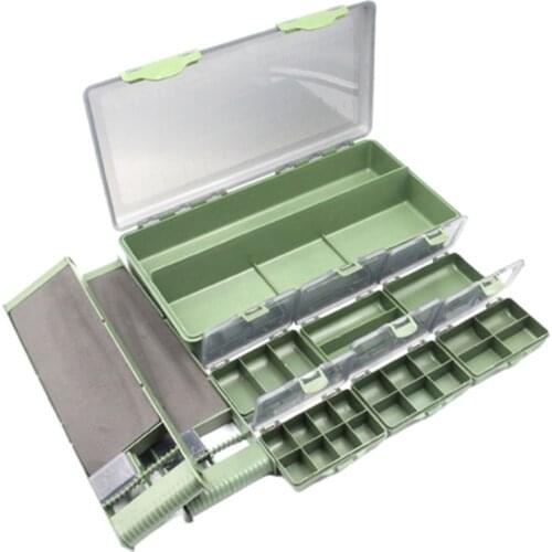 Carp Fishing Tackle Terminal Tackle Box for Weighs Lead Clips Baiting Needle