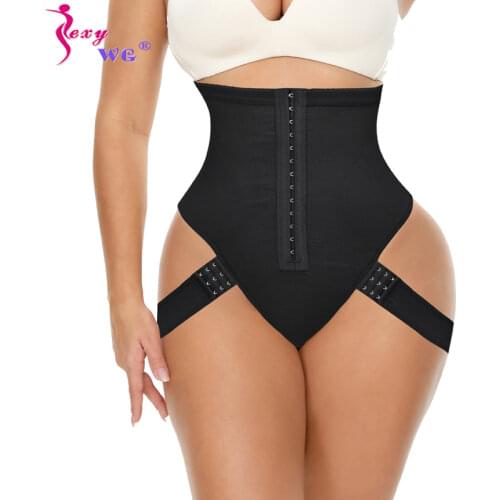 SEXYWG Butt Lifter Tummy Control Panties Booty Lift Pulling Underwear Body Shaper Waist Trainer Corset Body Shapewear Plus Size