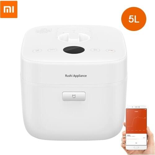 Xiaomi Mijia 5L Smart Electric Rice Cooker Alloy Cast Iron High Pressure Cooker App Remote Control Multicooker Smartpot Cook Pot
