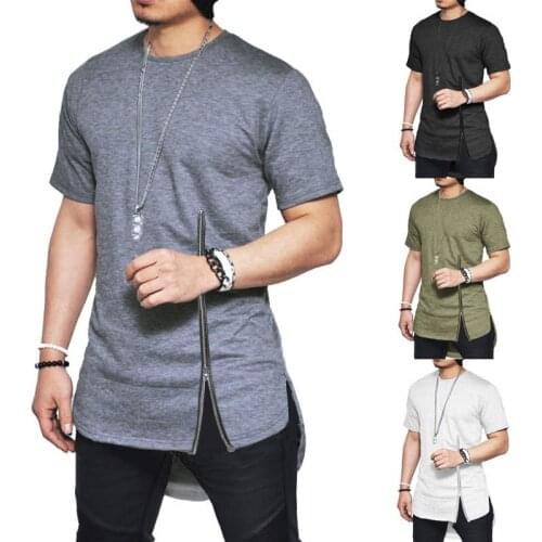 Мужские длинные футболки VXO China At AliExpress