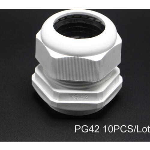 10PCS/Lot PG42 31-33mm Nylon Waterproof Cable Gland