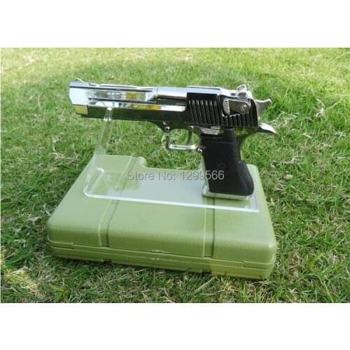 100pcs wholesale Anime Clear acrylic mounted weapon pistols holder gun model showing gun display stand rack free Shipping