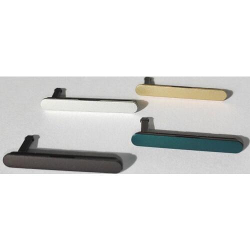 For Sony Xperia Z5 E6603 E6633 E6653 Silver/Gray/Deep Blue/Fold/Rose Gold/Green Color Micro SD Card Port Cover